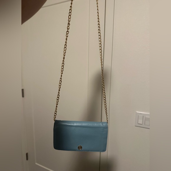 Chanel Blue long Wallet With Unbranded Chain and box - Picture 9 of 14